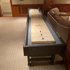 Playcraft 12' Saybrook Shuffleboard Table in Weathered Midnight