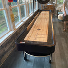 Playcraft Telluride 18' Pro Style Shuffleboard Table in Espresso with optional Overhead Electronic Scoring