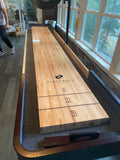 Playcraft Telluride 14' Pro Style Shuffleboard Table in Espresso with optional Overhead Electronic Scoring