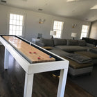 White Shuffleboard Table