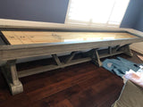 Playcraft Brazos River 16' Pro-Style Shuffleboard Table in Weathered Gray