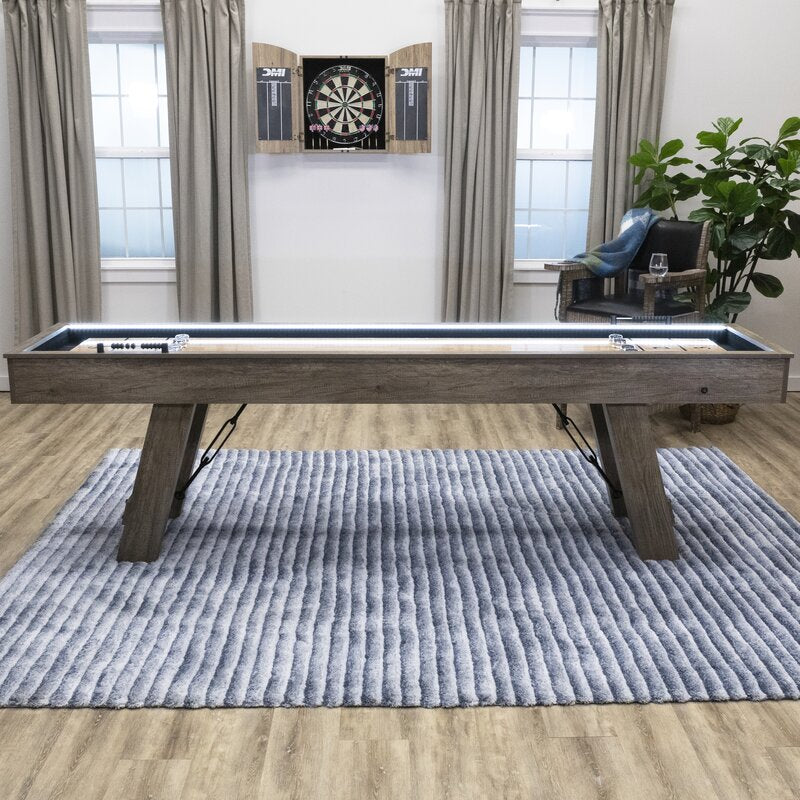 American Legend Brookdale 9' LED Shuffleboard Table with Bowling