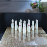 American Legend Brookdale 9' LED Shuffleboard Table with Bowling