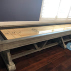 Playcraft Brazos River 16' Pro-Style Shuffleboard Table in Weathered Gray