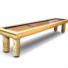 Rustic Hudson Ponderosa Shuffleboard Table 9'-22' with Custom Stain Options