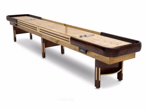 Grand Hudson Deluxe Shuffleboard Table 9'-22' with Custom Stain Options