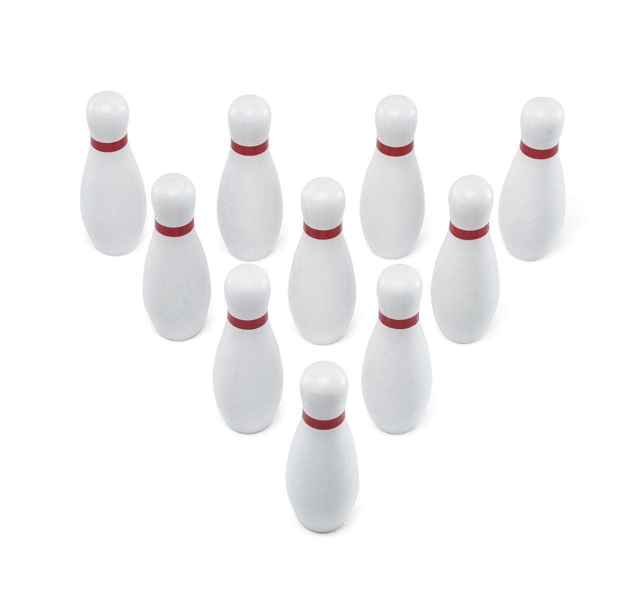 Playcraft Set of 10 Solid Wood 4-1/2" Bowling Pins