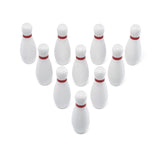 Playcraft Set of 10 Solid Wood 4-1/2" Bowling Pins