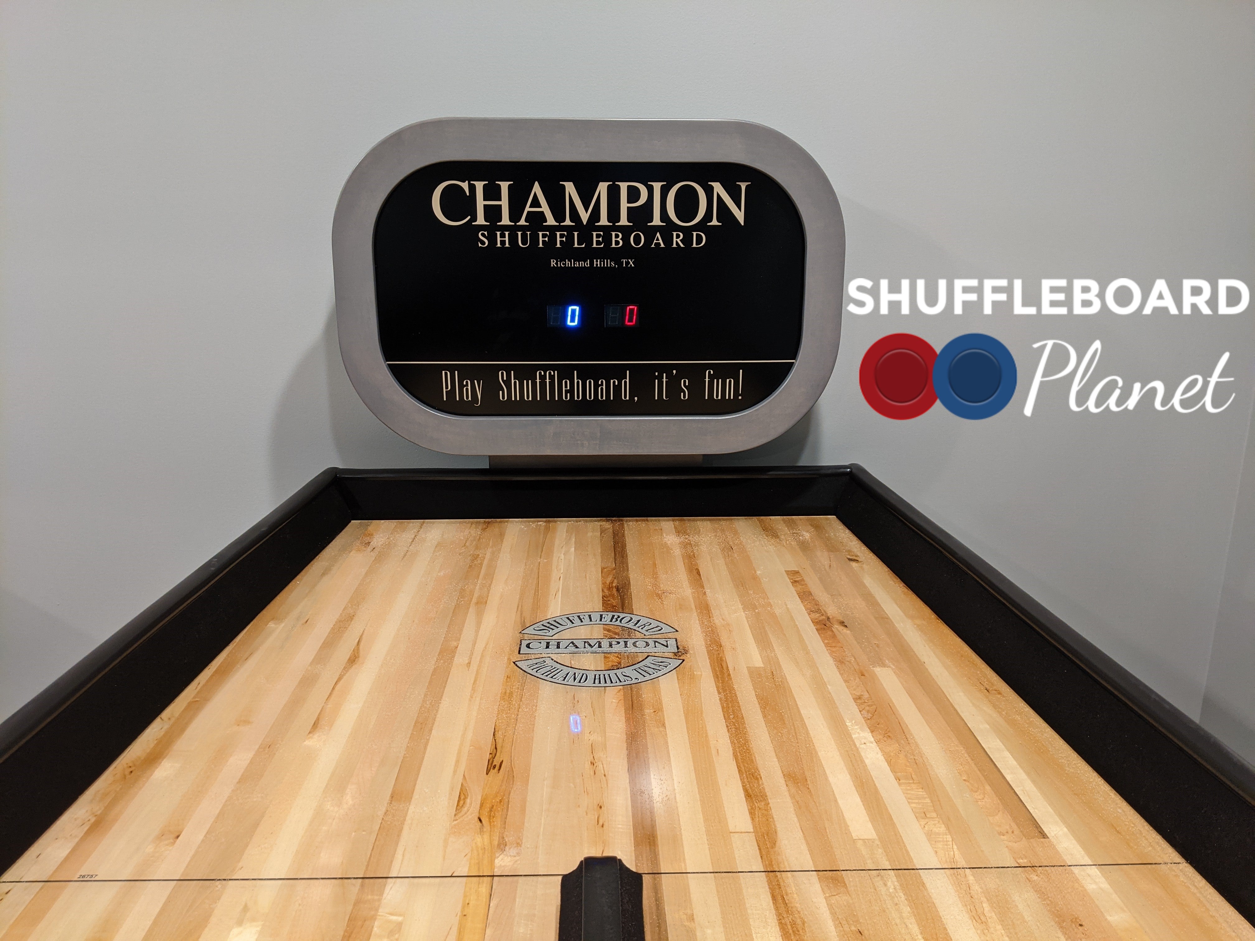 Champion 7' Bank Shot Shuffleboard Table