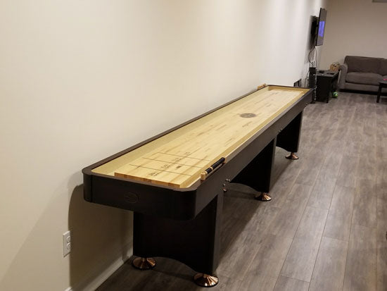 Standard Playcraft Georgetown 14' Shuffleboard Table in Espresso