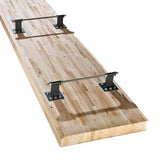 American Heritage Billiards Abbey 12' Shuffleboard Table in Espresso