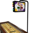 College Holland Bar Stool Louisiana State 12' Shuffleboard Table w/ Scoreboard