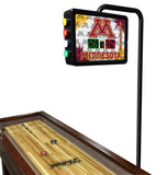 College Holland Bar Stool Minnesota 12' Shuffleboard Table w/ Scoreboard