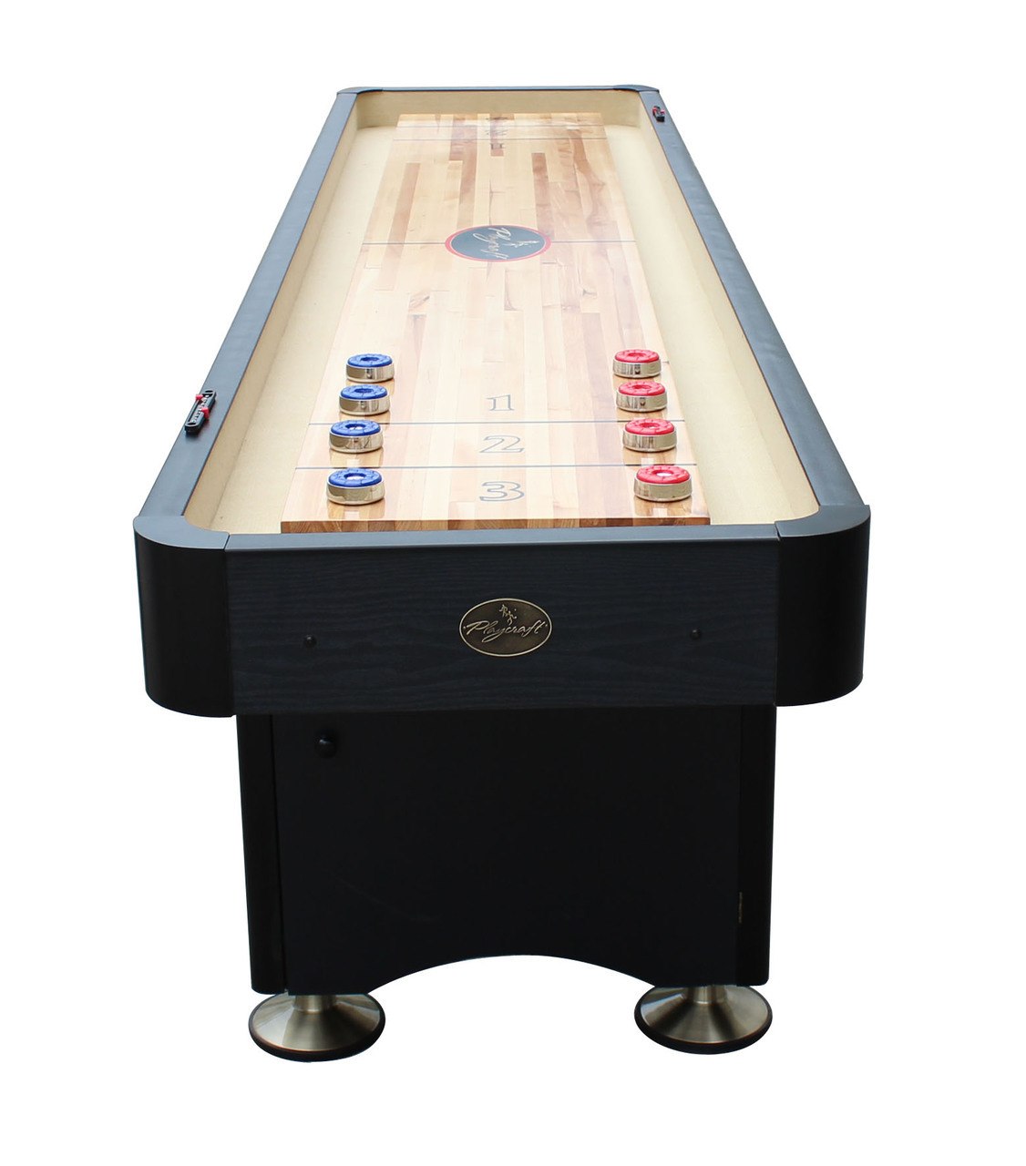 Standard Playcraft Woodbridge 12' Shuffleboard Table in Black