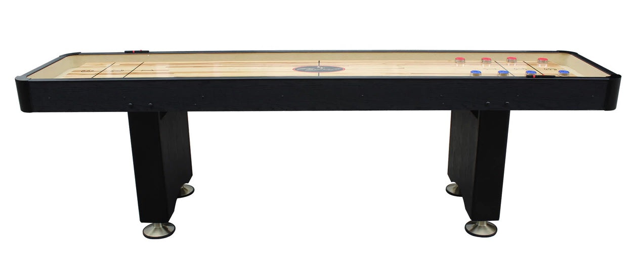 Standard Playcraft Woodbridge 12' Shuffleboard Table in Black
