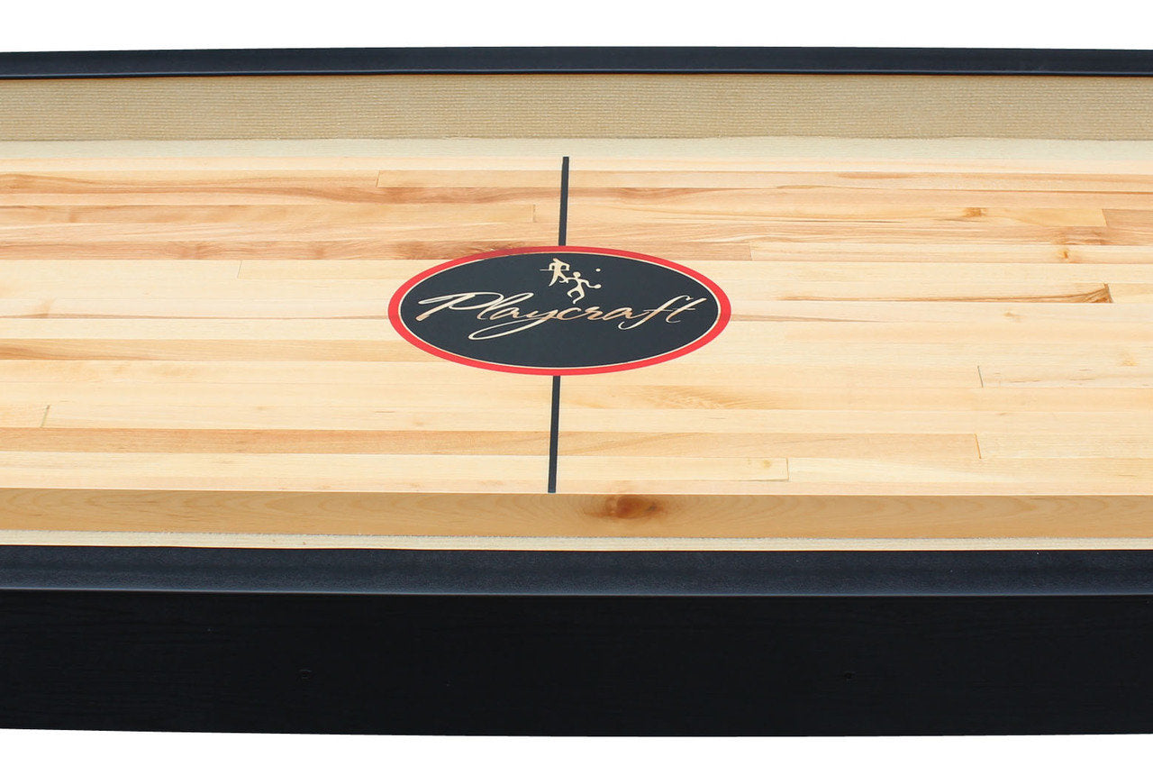 Standard Playcraft Woodbridge 9' Shuffleboard Table in Black
