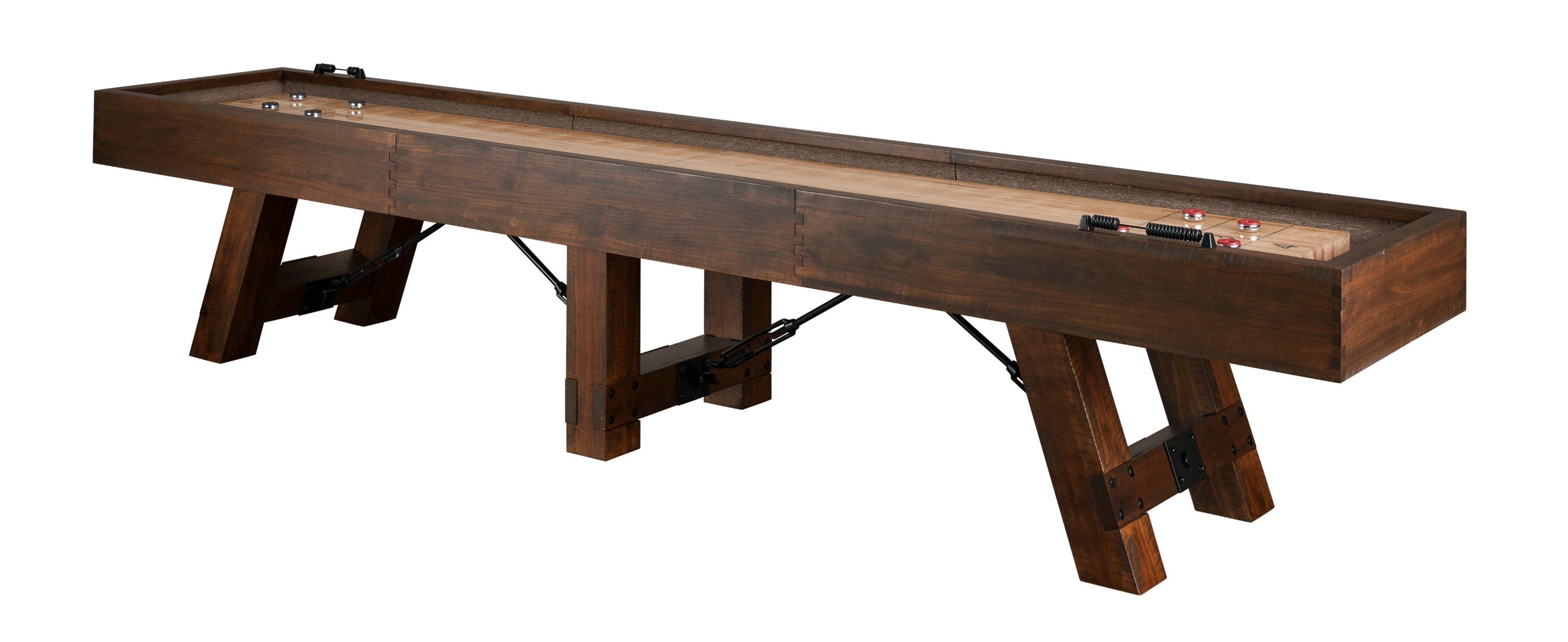 American Heritage Billiards Savannah 14' Shuffleboard Table in Sable