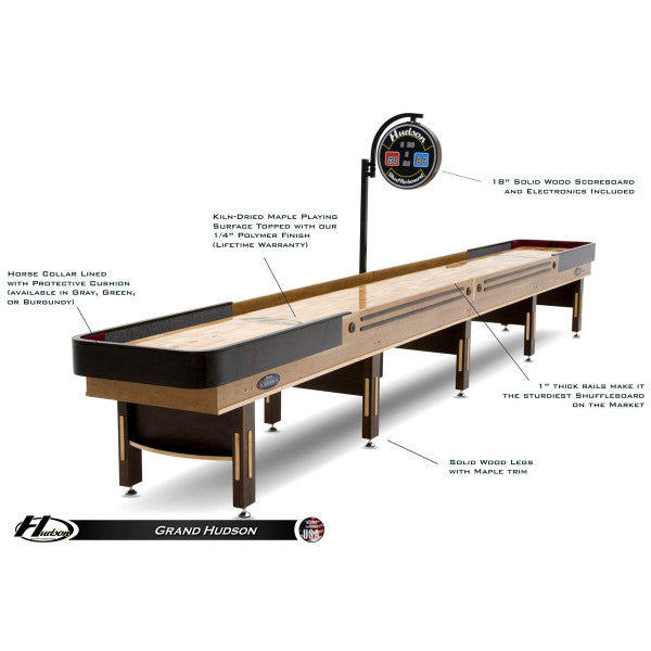 Custom Vintage Hudson 18' Grand Hudson Shuffleboard Table
