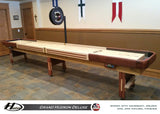 Grand Hudson Deluxe Shuffleboard Table 9'-22' with Custom Stain Options
