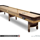Grand Hudson Deluxe Shuffleboard Table 9'-22' with Custom Stain Options