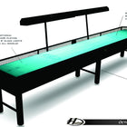 Custom Modern Hudson Octagon Shuffleboard Table 9'-22'