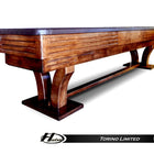 Rustic Furniture Style Hudson Torino Limited Shuffleboard Table 9'-22' with Custom Stain Options