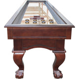 Furniture Style Playcraft Charles River 16' Pro-Style Shuffleboard Table in Espresso