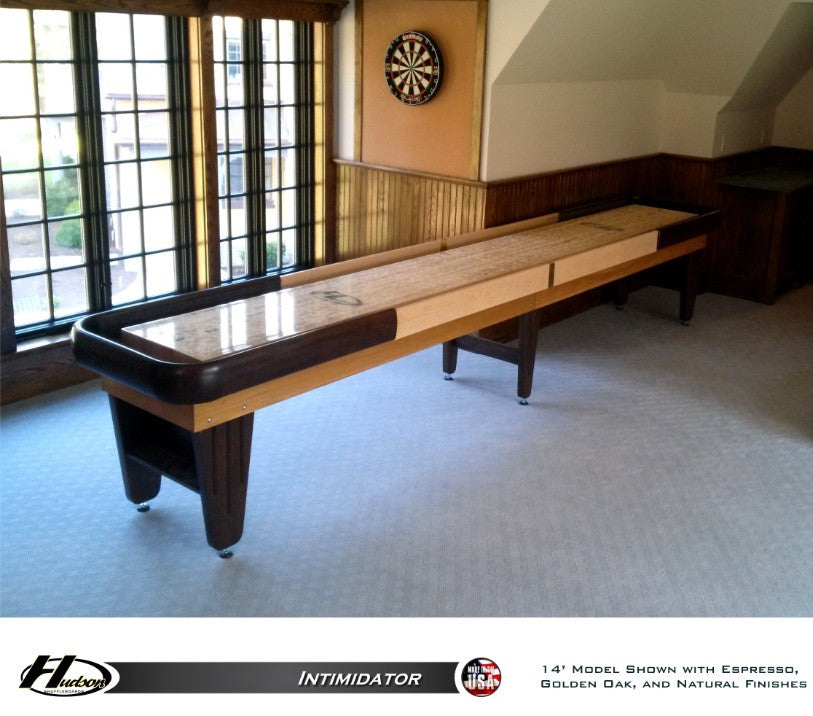 Hudson Intimidator Shuffleboard 9'-22' w/Custom Stain Options
