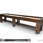 Rustic Hudson Sedona Limited Shuffleboard Table 9'-22' w/Custom Stain Options