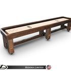 Rustic Hudson Sedona Limited Shuffleboard Table 9'-22' w/Custom Stain Options