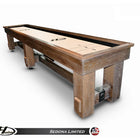 Rustic Hudson Sedona Limited Shuffleboard Table 9'-22' w/Custom Stain Options