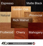 Grand Hudson Deluxe Shuffleboard Table 9'-22' with Custom Stain Options