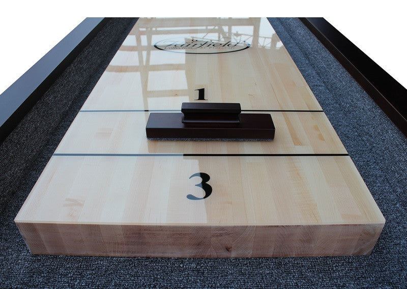 Furniture Style Playcraft St. Lawrence 14' Pro-Style Shuffleboard Table in Espresso