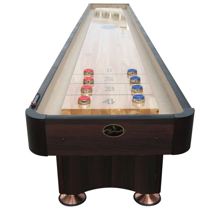 Standard Playcraft Woodbridge 12' Shuffleboard Table in Espresso