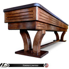 Rustic Furniture Style Hudson Torino Limited Shuffleboard Table 9'-22' with Custom Stain Options