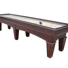 Furniture Style Playcraft St. Lawrence 12' Pro-Style Shuffleboard Table in Espresso