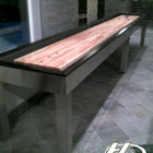 Modern Silver Shuffleboard