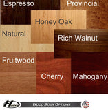 Hudson Ponderosa Shuffleboard Table 9'-22' with Custom Stain Options