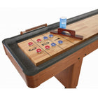 Carmelli Challenger 12' Shuffleboard in Walnut Finish