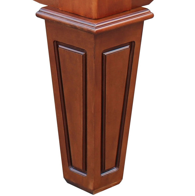 Furniture Style Playcraft St. Lawrence 16' Pro-Style Shuffleboard Table in Chestnut
