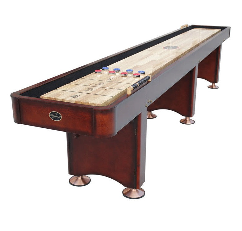 Standard Playcraft Georgetown 14' Shuffleboard Table in Cherry