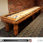Rustic Hudson Ponderosa Shuffleboard Table 9'-22' with Custom Stain Options