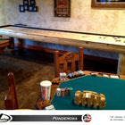Rustic Hudson Ponderosa Shuffleboard Table 9'-22' with Custom Stain Options
