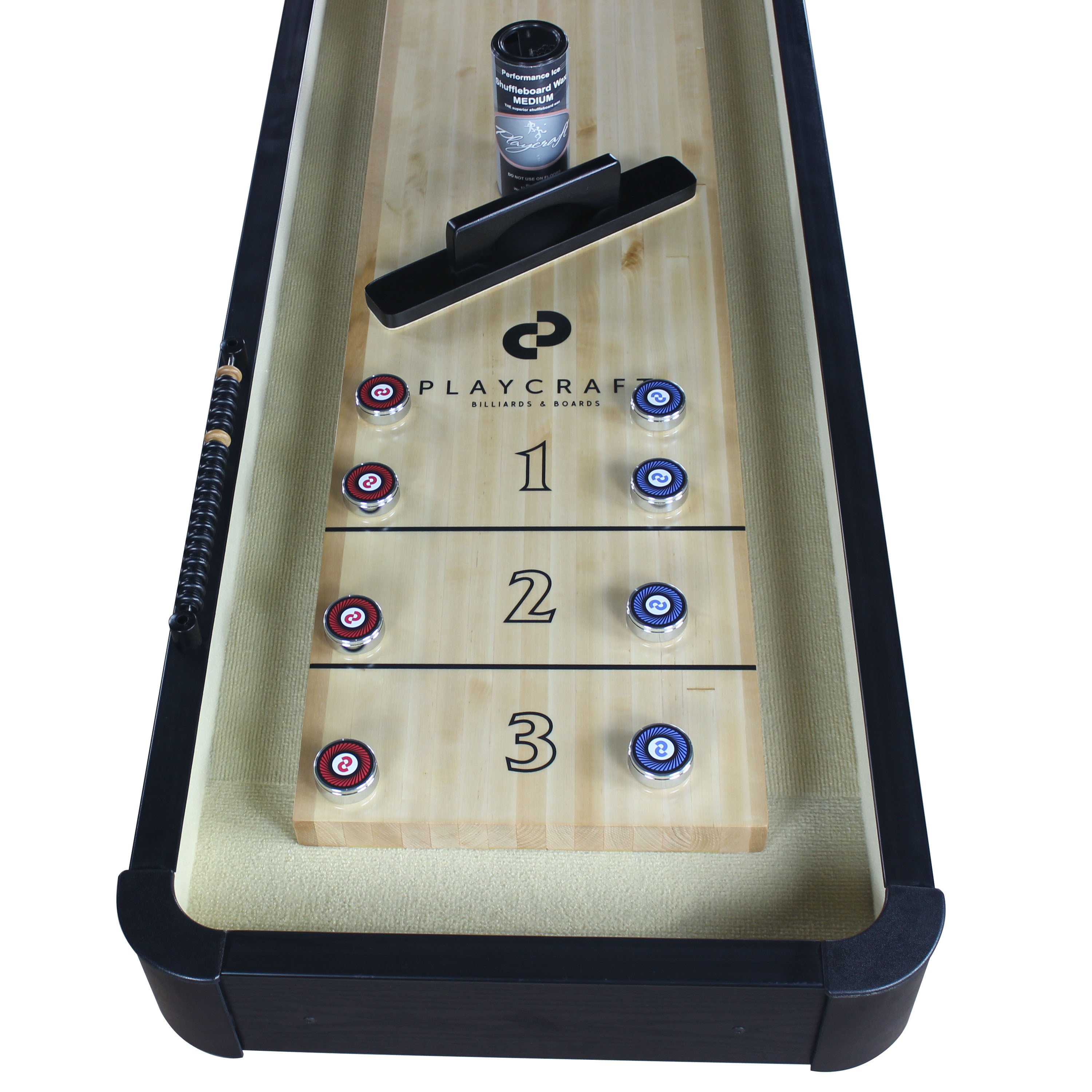 Playcraft Woodbridge 14' Shuffleboard Table in Black