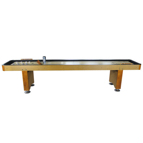 Playcraft Woodbridge 14' Shuffleboard Table in Honey Oak