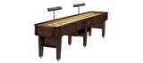 Rustic Retro Brunswick Billiards ANDOVER II 14' Shuffleboard Table in Espresso