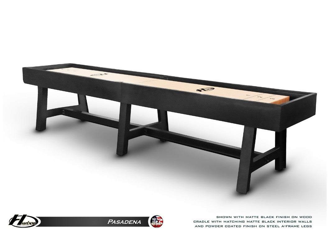 Retro Hudson Pasadena Shuffleboard Table 9'-22 with Custom Finish Options