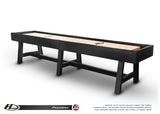 Retro Hudson Pasadena Shuffleboard Table 9'-22 with Custom Finish Options