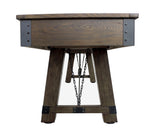 Carmelli Cheyenne 12' Shuffleboard Table in Rustic Oak Finish