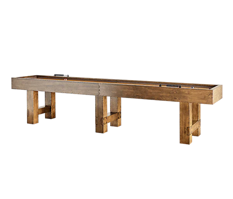 American Heritage Billiards Bristol 12' Shuffleboard Table in Harvest